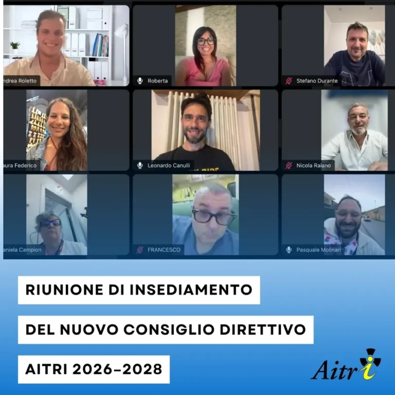 Prima riunione del Consiglio Direttivo AITRI 2026-2028