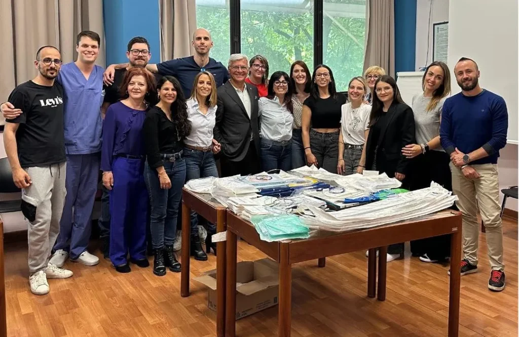 Docenti e partecipanti al corso sul campo sterile, Milano 2025