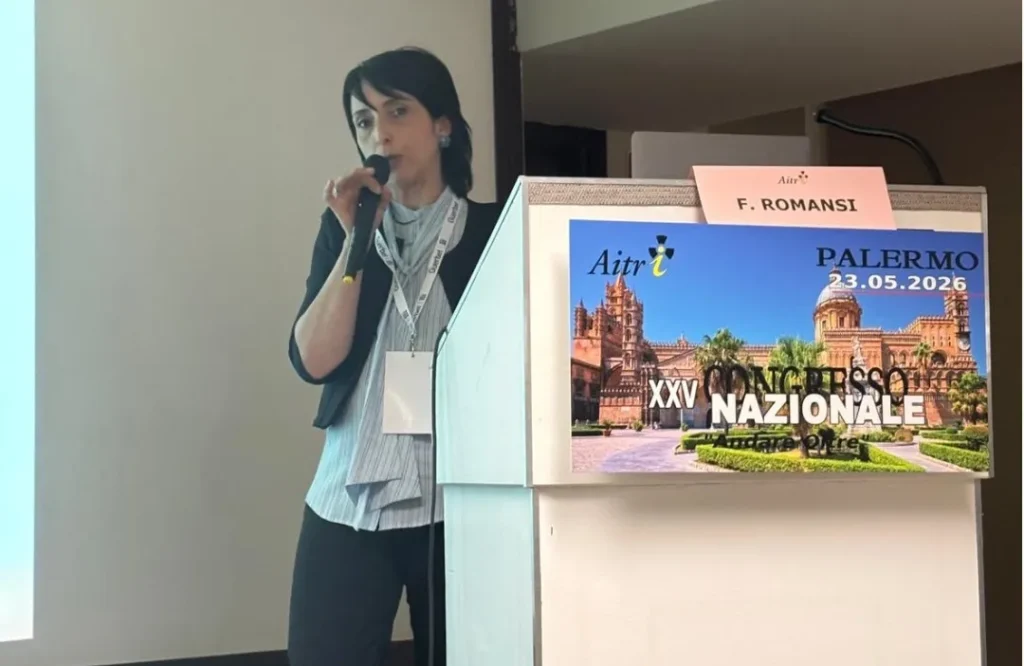 Relatrice al leggio del XXV Congresso Nazionale AITRI, Palermo 2026